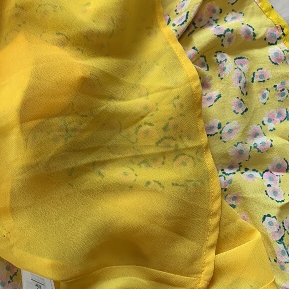 NWT NICHOLAS | Danni Hastings Floral Tie Mini Dress 6 - Picture 7 of 11